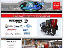 Tablet Screenshot of cambrillatsport.com